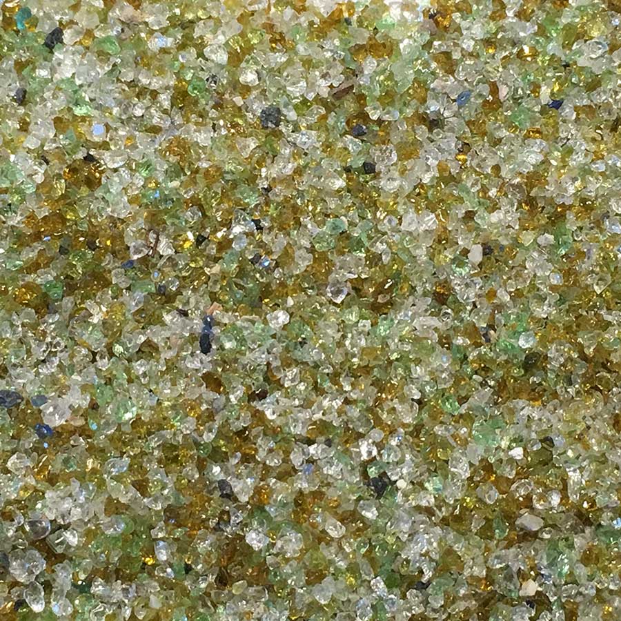 Crushed Glass Abrasive Media - 30-60 Grit (#50 Mesh), 19 Lb For Blast Cabinets And Sand Blasting